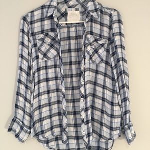 Blue Sparkly Justice Flannel Kid’s Size 12